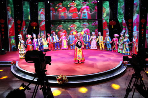 中国明星春节联欢晚会在中央电视台星光影视园录制圆满成功